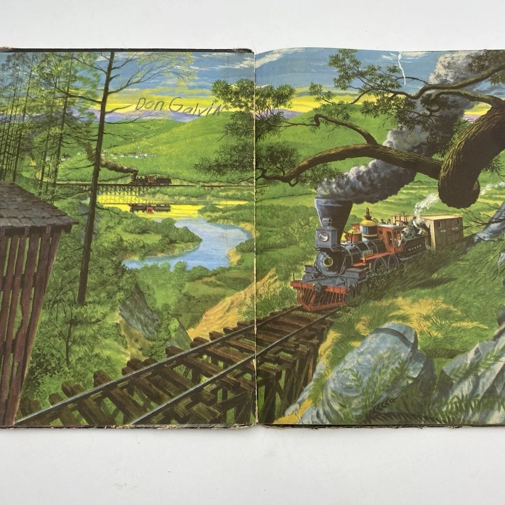 Vintage Walt Disney's‎ The Great Locomotive Chase Hardcover Civil War Spy Story